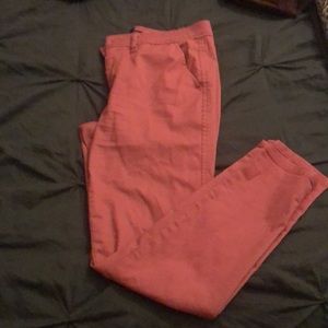 41 Hawthorn size 10 pants salmon pink